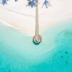 Private dining platformen "Handhu" på Fushifaru Maldives